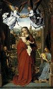 Gerard David, Virgin and Child with Four Angels